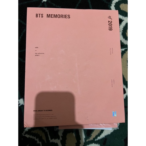 BTS MEMORIES 2019- DVD