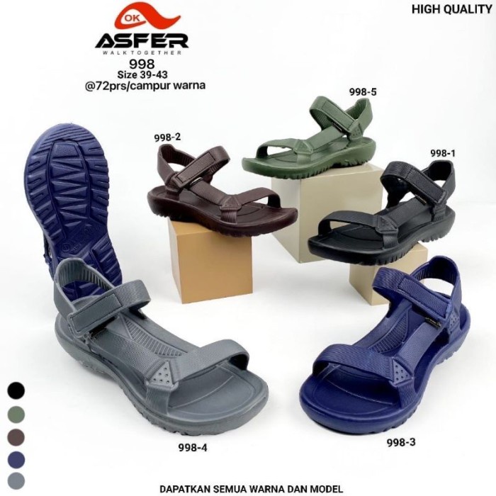 ASFER 998 Sandal gunung pria karet sendal gunung cowok kekinian