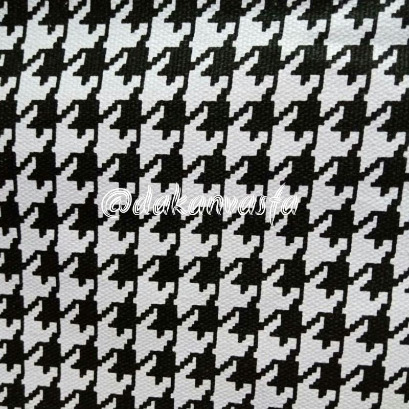 Kanvas Motif Honstut / Bahan Kanvas Motif