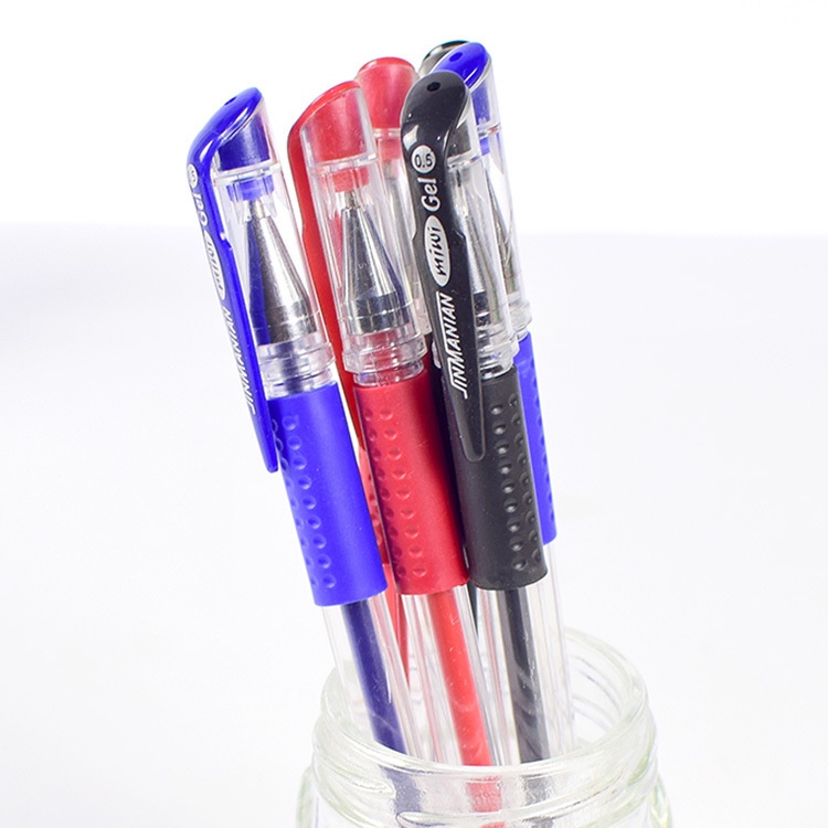 Murah Lebay S286 Pena Pen Gel Tinta Cair 0.55 mm Alat Tulis Kantor Sekolah