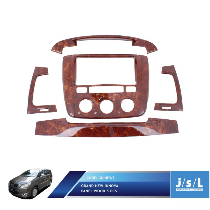 JSL Panel Wood Grand New Kijang Innova Panel Kayu Dashboard