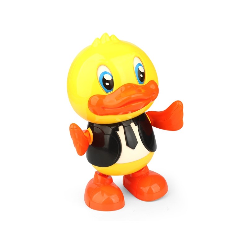 Mainan Anak DUCK GENTLEMAN Bebek Goyang Bebek Nari Dancing Duck Lampu