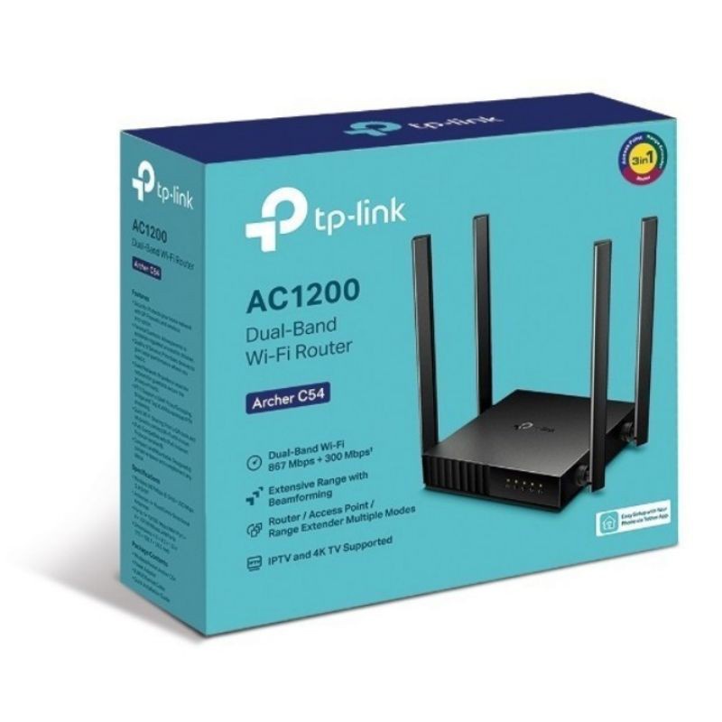 TP-Link Archer C54 Dual Band Wi-Fi Router AC1200 M8