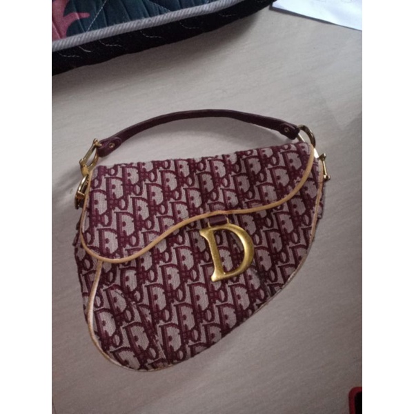 saddle dior preloved
