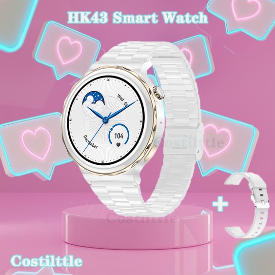 Jual Jam Tangan Smartwatch Wanita Hk Bluetooth Call Smart Watch Women