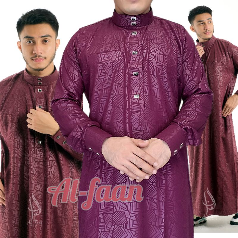 Promo Terbaru Gamis Jubah Pria Dewasa Jubah Mewah Jubah Pria Muslim Embos Jubah Alfaan Exclusive