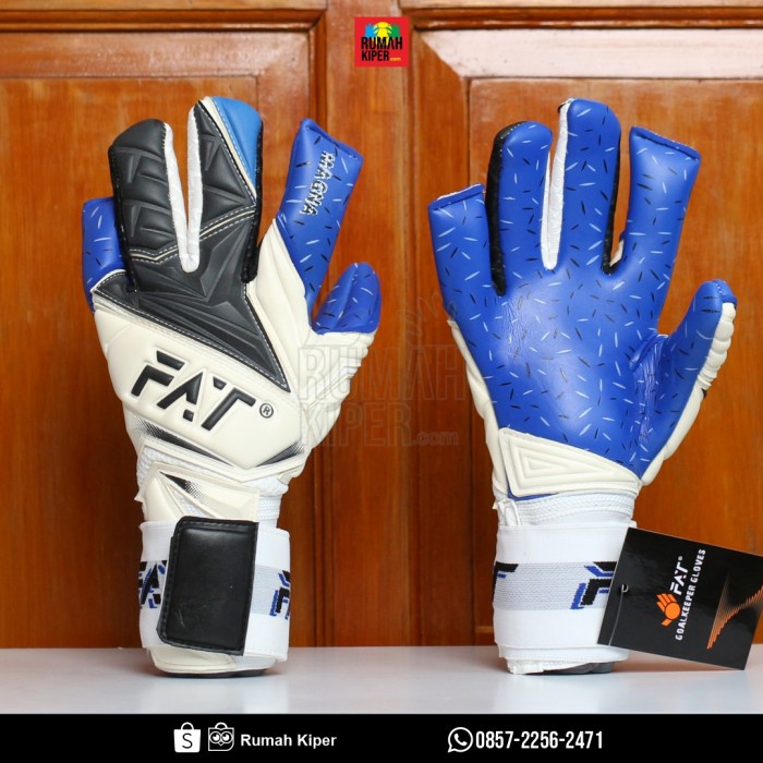 PG - Sarung Tangan Kiper FAT VENOM MAGNA BLACK/BLUE ( SKU : FAT13 )