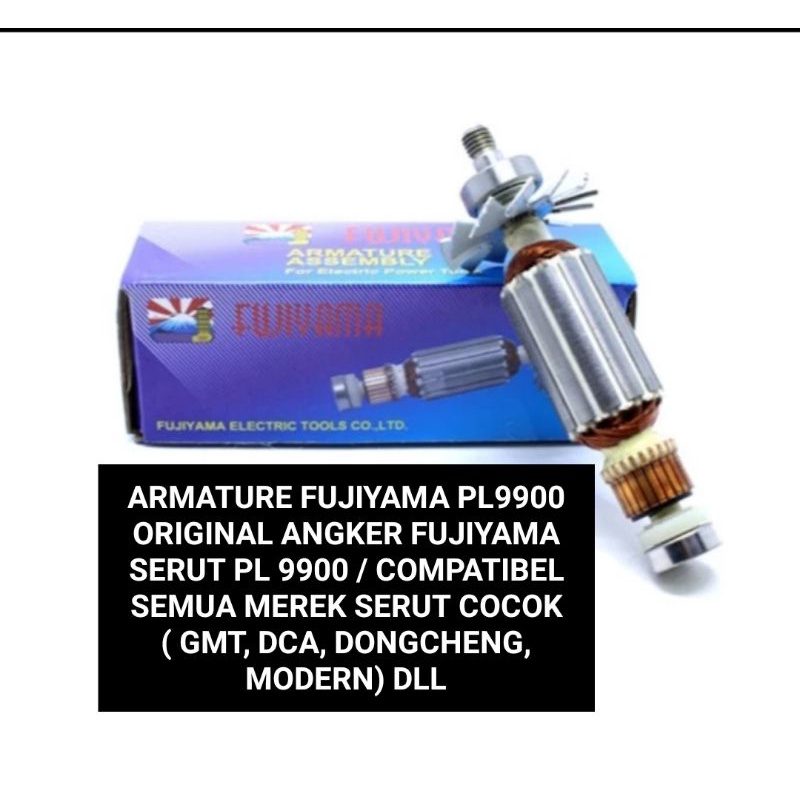 ORIGINAL FUJIYAMA ARMATURE ANGKER GULUNGAN MESIN SERUT SUGU KAYU FUJIYAMA PL 9900 / ARMATURE FUJIYAM
