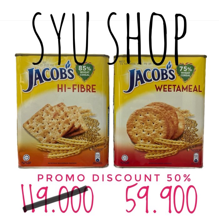 Jual Jacobs Cream Crackers Original 700 Gr Tin Kaleng Jacob S Biscuit