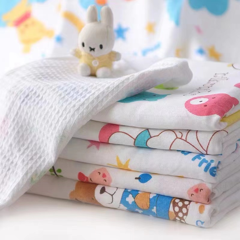 cod new 105*50 Handuk mandi anak motif kartun bath towel kartun handuk bayi lembut honeycomb lucu