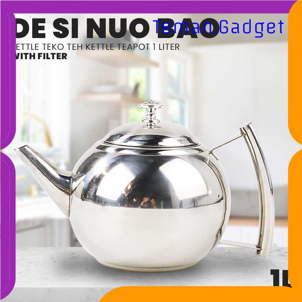 TG - DPR DE SI NUO BAO Kettle Teko Teh Kettle Teapot 1 Liter with Filter - A2