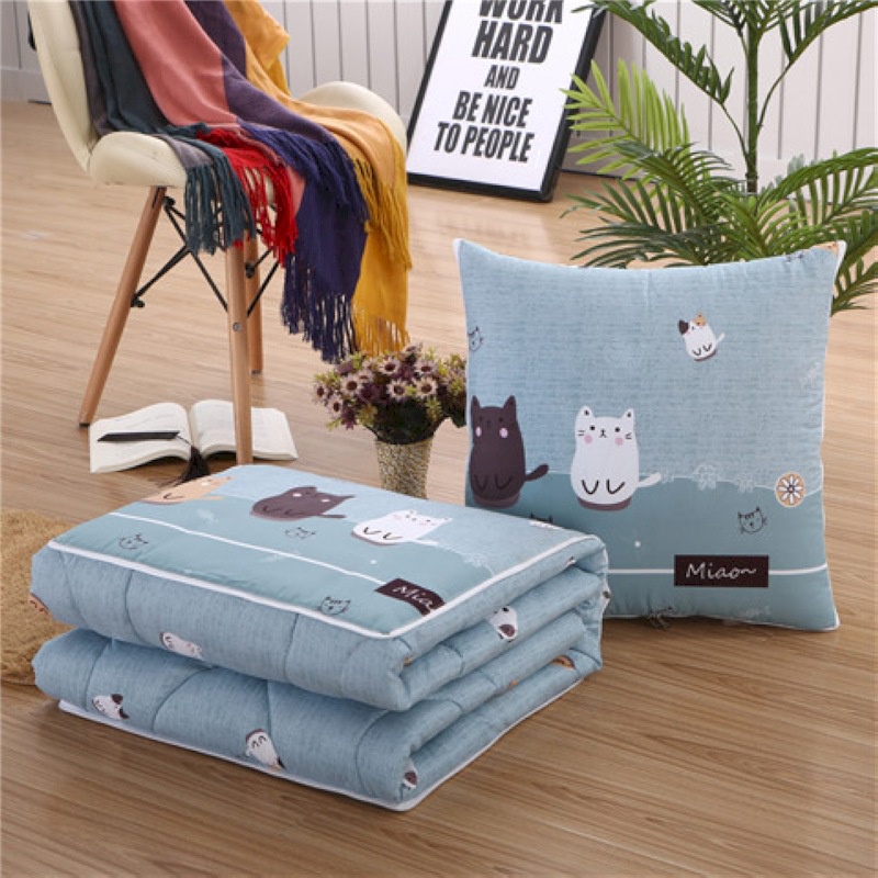 Bantal Selimut Badcover Lipat Serbaguna 2 in 1 Motif Lucu HL BALMUT 82