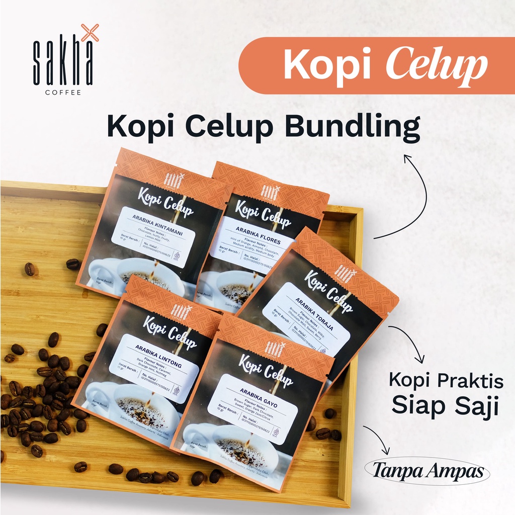 Jual Kopi Sachet Celup Arabika Arabica Coffe Saset Asli Murni Tanpa