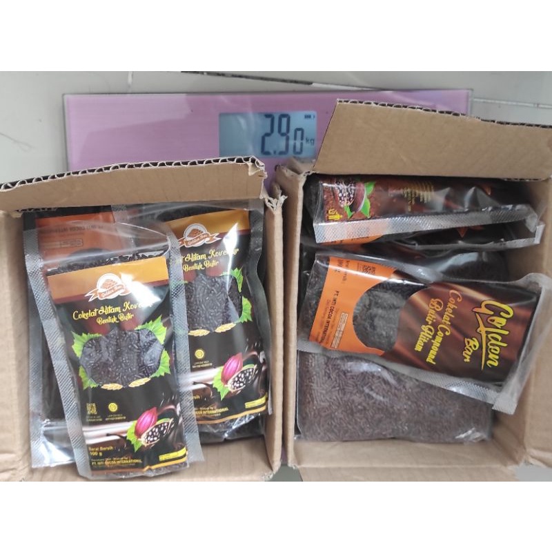 

COKLAT TABUR CERES MESSES POWDER AKRALIK COMPAUND DARK CHOCOLATE