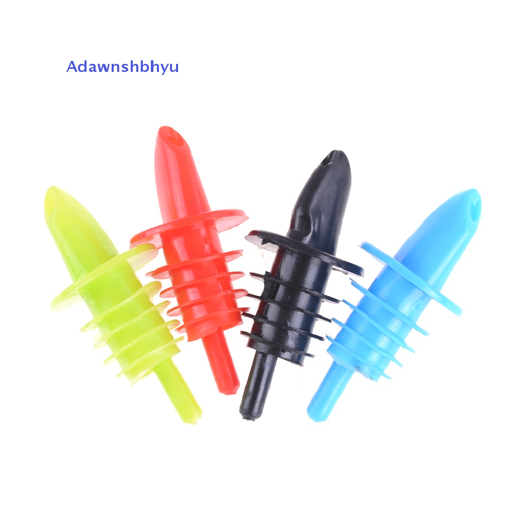 Adhyu 10pcs Plastik FreeFlow Liquor Spirit Bottle Pourer Bar Anggur Minuman Cocktail ID