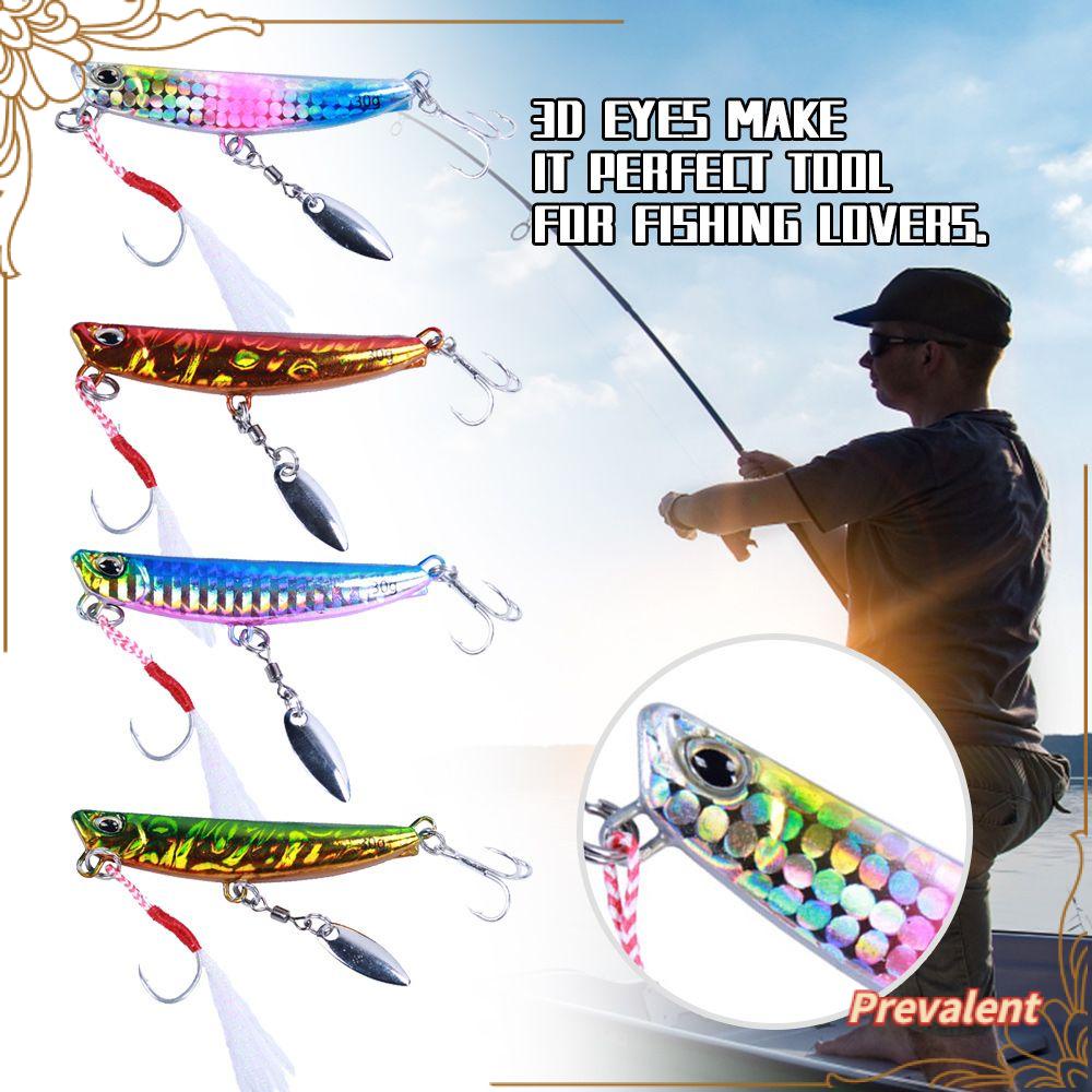 Preva Metal Fishing Lure Sequin Ikan Kecil Warna Warni 60G Lead Casting