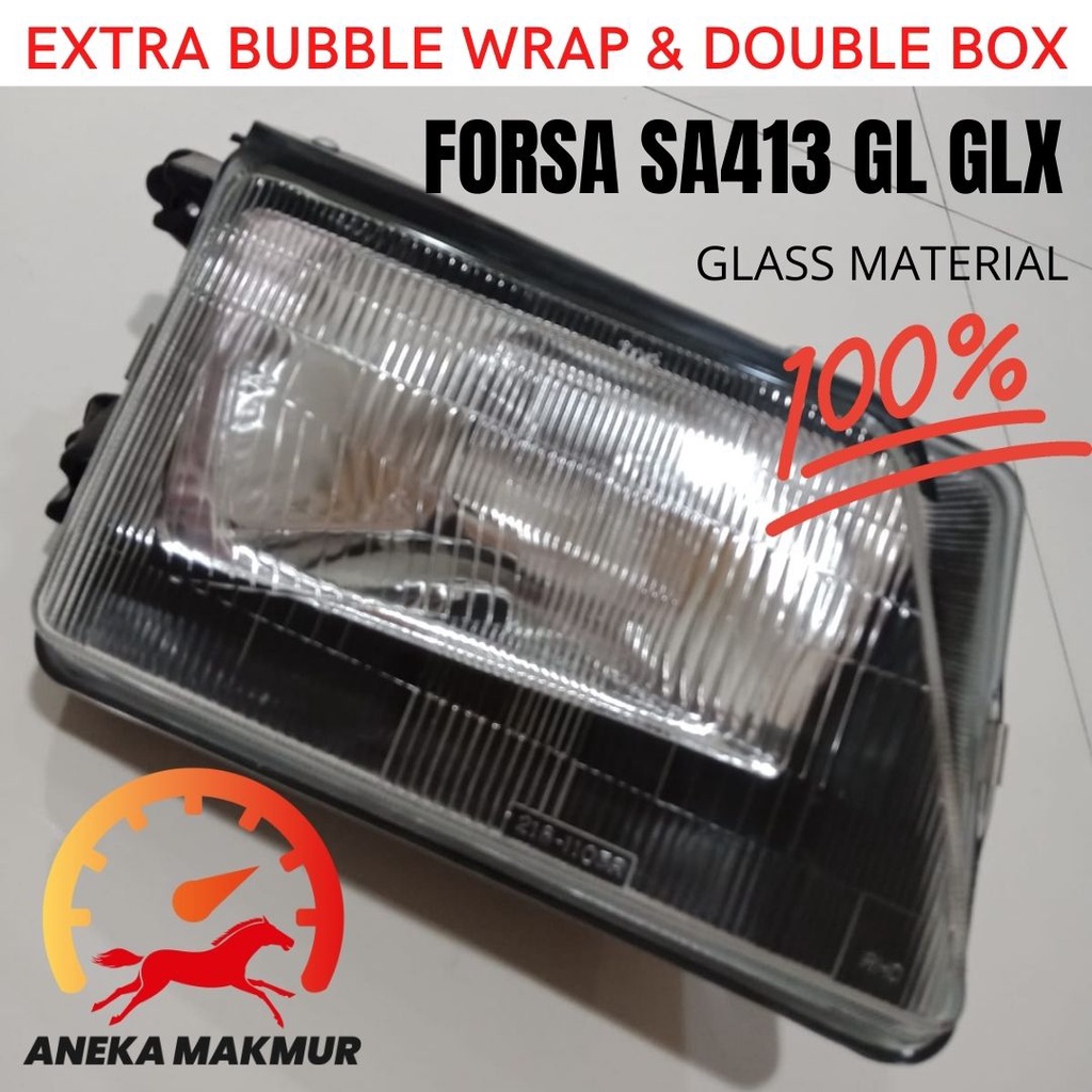 LAMPU HEAD LAMP SUZUKI FORSA SA413 GL GLX LAMPU DEPAN SUZUKI FORSA SA413 GL GLX HEAD LAMP ONLY SUZUK