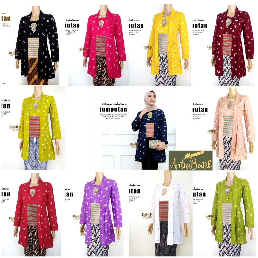 TUNIC KUTUBARU JUMPUTAN TUNIK BATIK CANTIK JUMBO TUNIK MOTIF TYE DYE  ETNIK BATIK BATIK TRADISIONAL 