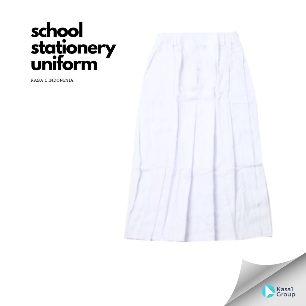 Rok Panjang Putih Sekolah SD / MI Anak Perempuan