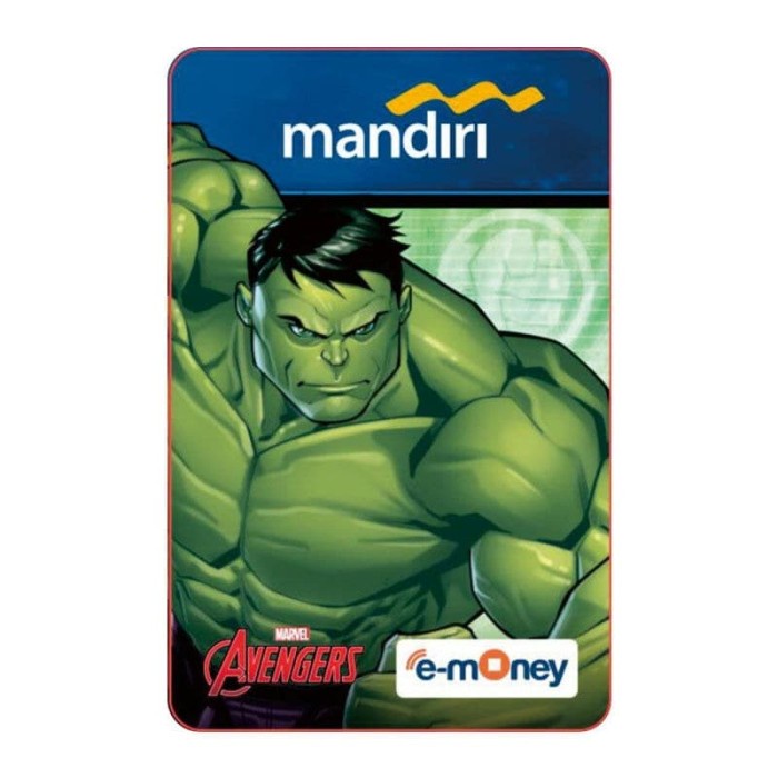 Mandiri E-Money Premium Marvel Classic Hulk Emoney #Original