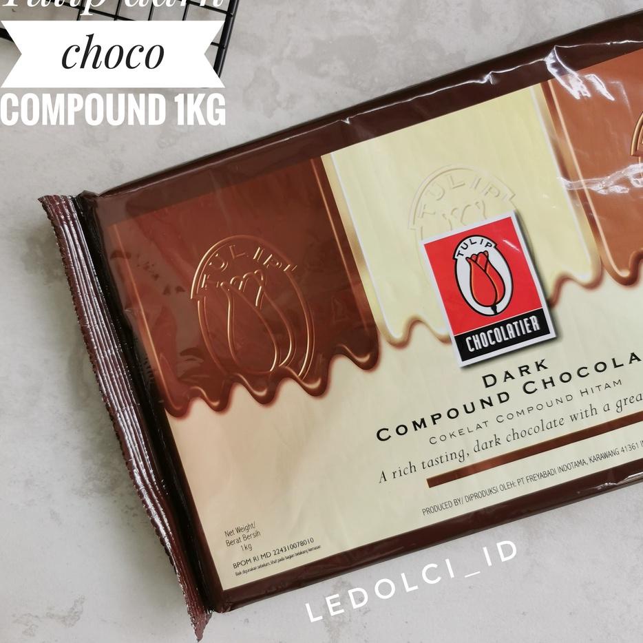 

SEGERA BELI TULIP DARK CHOCOLATE COMPOUND TULIP DCC DARK COKLAT 1 KG,