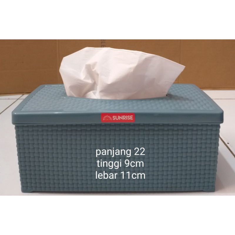 TEMPAT TISU KOTAK PLASTIK