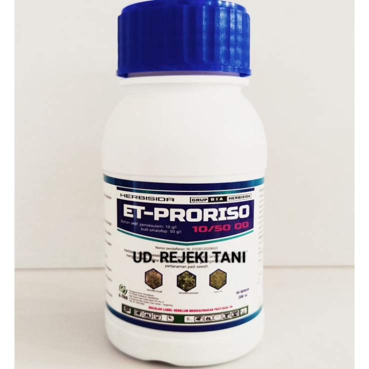 Herbisida ET-PRORISO 10/50 OD isi 200 ml