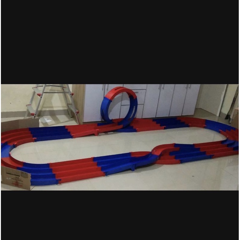 JUMBO 3 TRACK LINTAS TAMIYA BALAP ARENA JALUR CIRCUIT LOOP BRIDGE TEBAL CAR RACE JUMBO BERKUALITAS