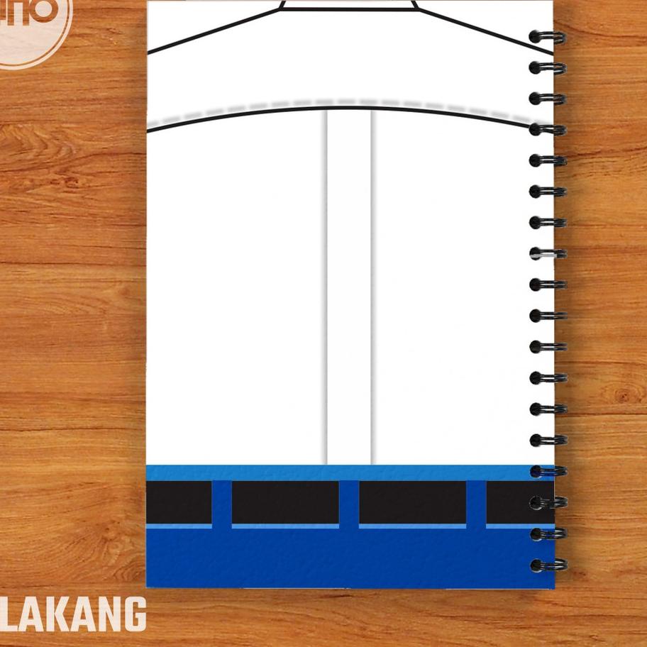 

௹ Notebook Jilid Kawat Spiral A5 Custom Seragam Sekolah Kertas HVS / Hardcover / 60 lembar / Bergaris ㆄ