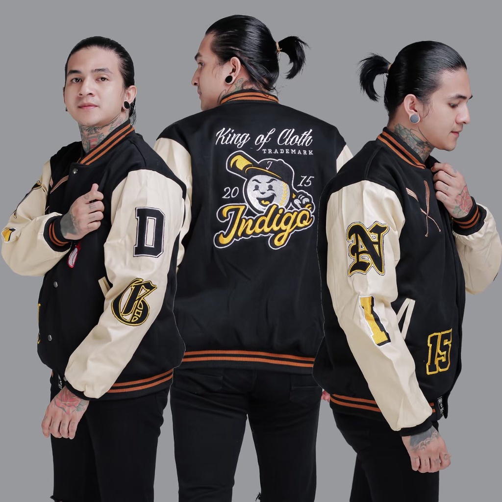 JAKET BASE BALL VARSITY FULL BORDIER-JAKET BRANDED ORIGINAL-FULL BORDIER-JAKET PREMIUM SERIES
