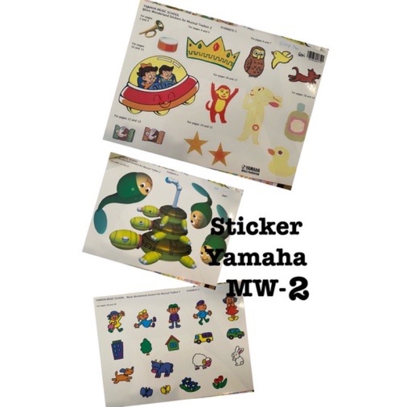 

Sticker MW / Sticker JMC 1-4/ Sticker Yamaha music