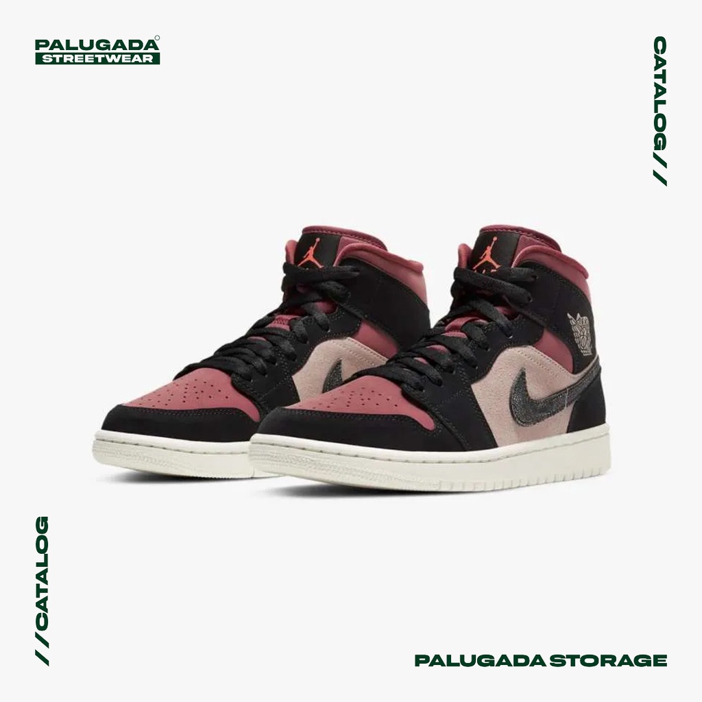 Nike Air Jordan 1 Mid Dusty Pink Canyon Rust