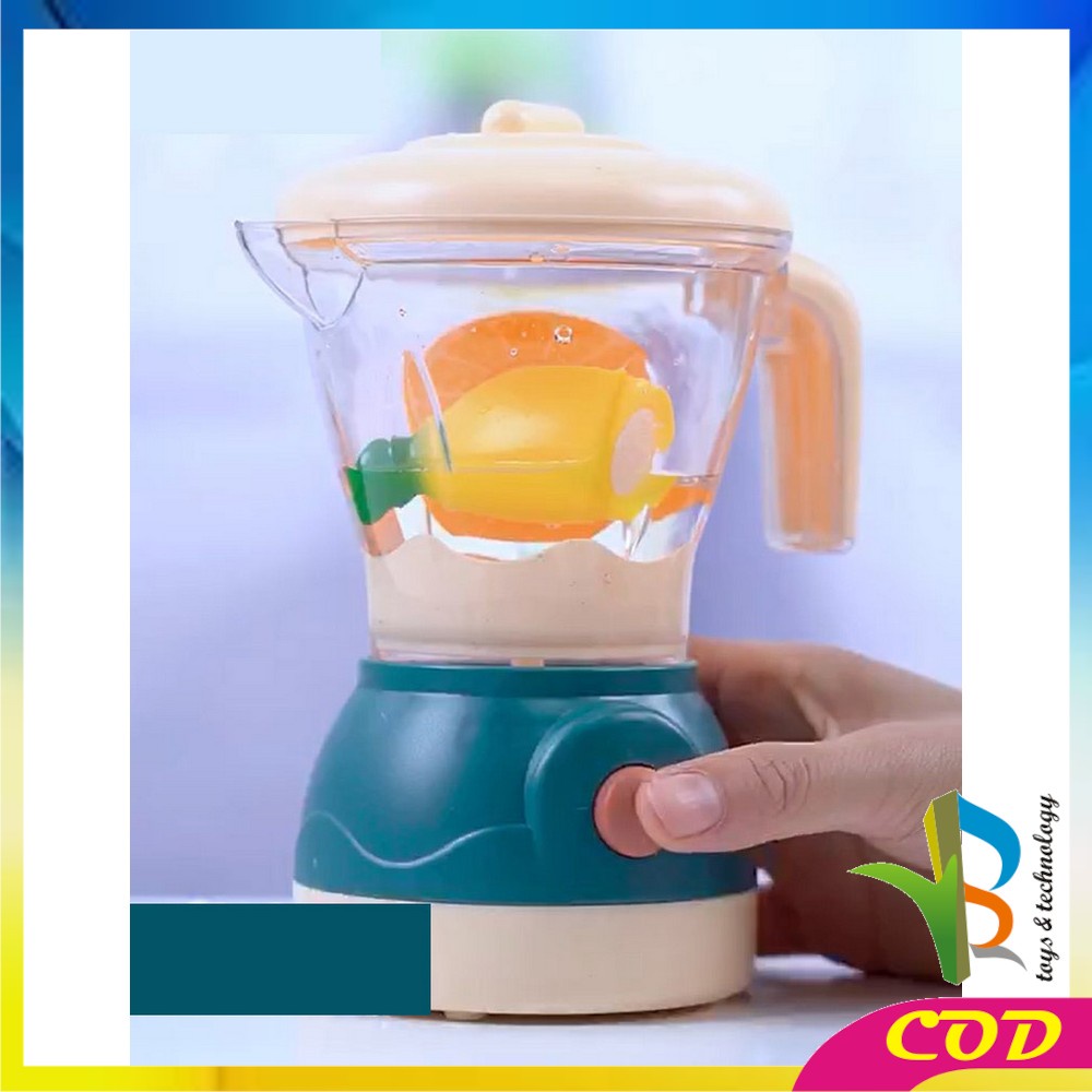 RB-M146 Mainan Blender Anak Set / Pretend Play Kitchen Mainan Cooking Set Juicer Anak DAPAT ISI AIR