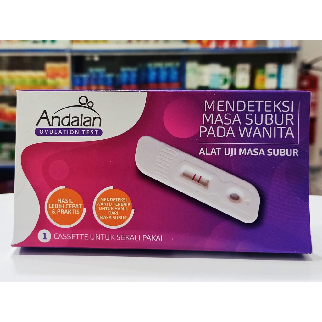 Andalan Ovulation Test Alat Tes Kesuburan Masa Subur Ovulasi