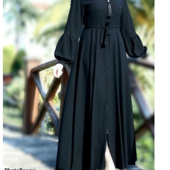 Baru - abaya Gamis Hitam brokat Dress Arab Saudi Bordir Zaephy India ziper arsyi