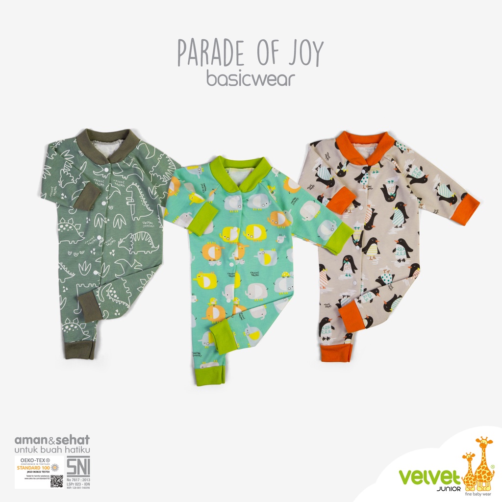 Velvet Junior Jumper Panjang 3 set