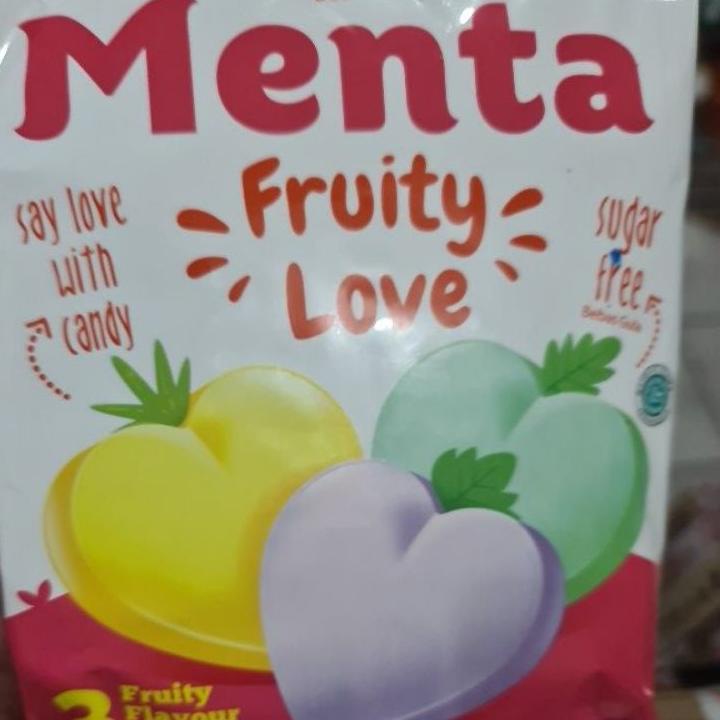 

㊦ Permen menta fruity love 60 gr ぶ