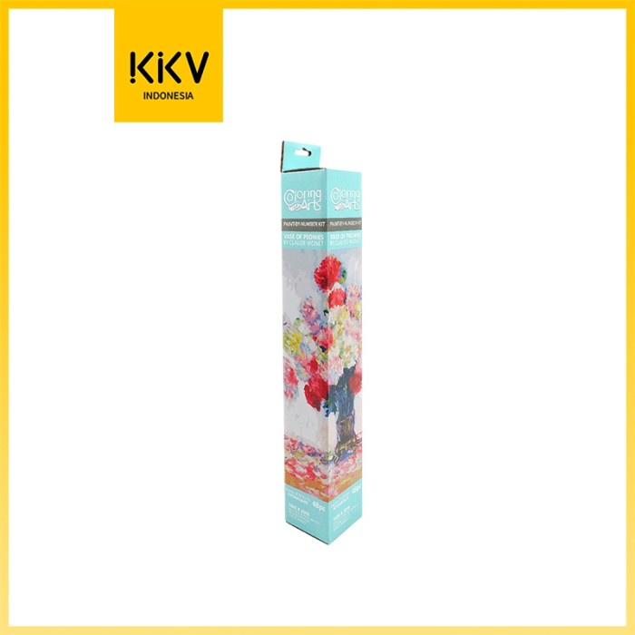 KKV LANGER PAINT BY NUMBERS SET KANVAS LUKISAN AKRILIK DIY GANTUNG