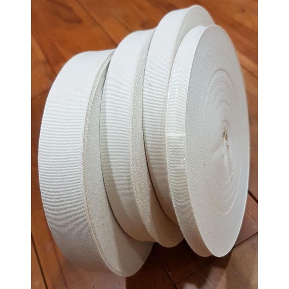 

Label Katun Polos / Pita Katun Polos / Webbing Tape Katun 1.5 Cm