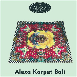 KARPET LANTAI JUMBO - KARPET MOTIF BUNGA TURKEY - KARPET BALI / AMBAL BALI MERAH KUNING