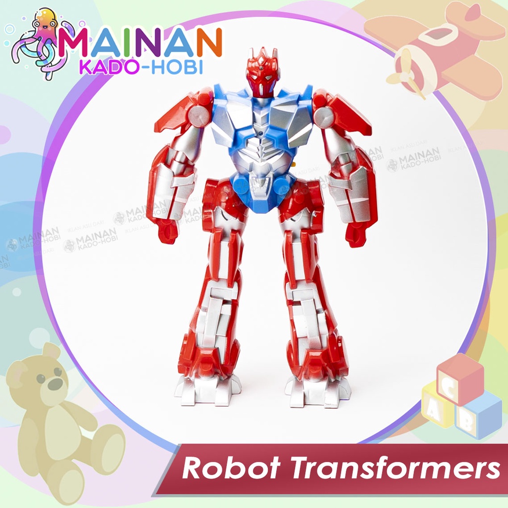 MAINAN ANAK ACTION FIGUR SUPERHERO ROBOT TRANSFORMER