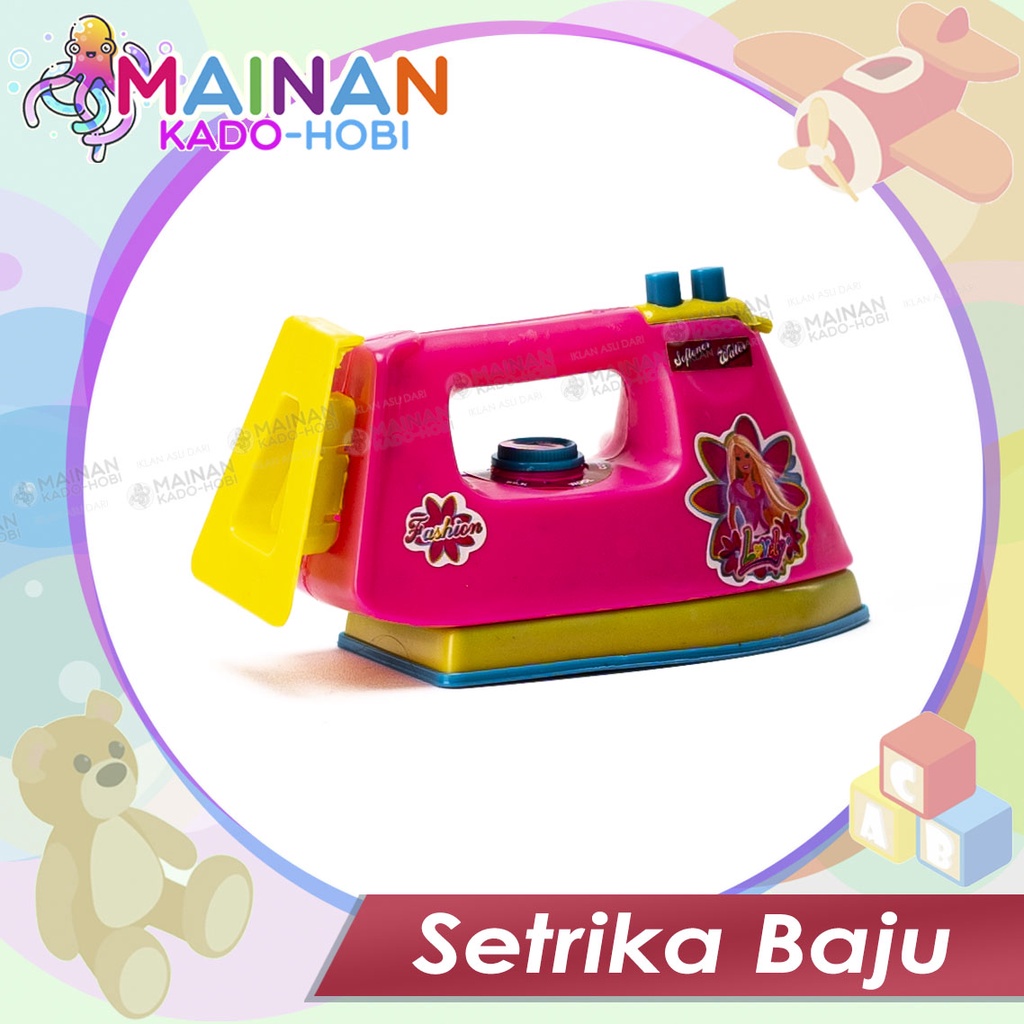 MAINAN ANAK EDUKASI MINIATUR FURNITURE ALAT RUMAH TANGGA SETRIKA BAJU