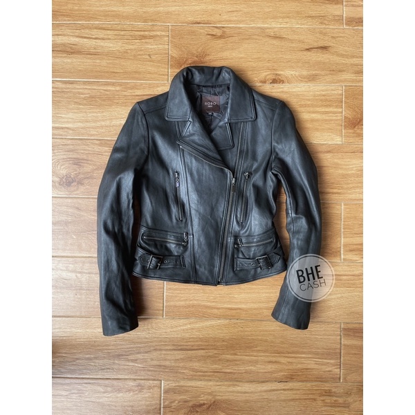 Jaket kulit ramones cewek pl bekas preloved second