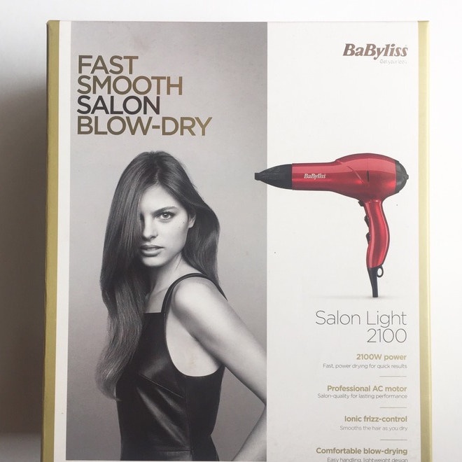 Hairdryer Babyliss Salon Light 2100 (Authentic 100% - Garansi Resmi)