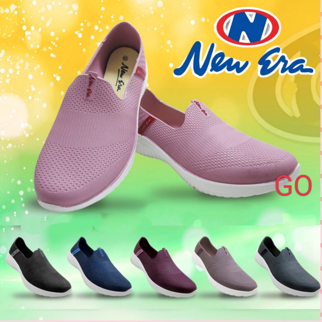 Gof NEW ERA LB 10063 sepatu Wanita Bahan Karet, ringan, lembut, tidak licin, nyaman dipakai Sepatu wanita viral sepatu murah