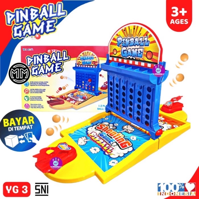 MAINAN PINBALL GAME RAINBOW MAINAN EDUKASI ANAK YG3