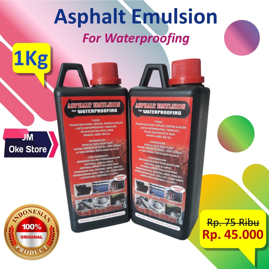 Jual Asphalt Emulsion Waterproofing Solution For Effective Waterproofing Aspal Cair Solusi Anti 9152