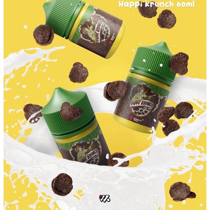 Happi Krunch Cokelat Sereal 60ML Authentic By Wise Juice