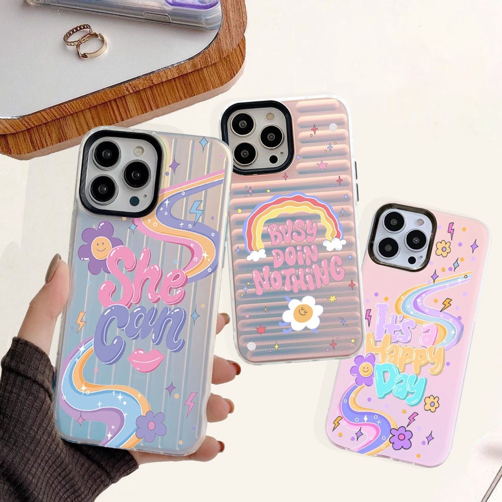 [1629] Case Hologram Rainbow For Ip Xr Ip 11 Ip 12 Ip 13 Ip 14 Ip 12 Pro Ip 13 Pro Ip 14 Pro Ip 11 p