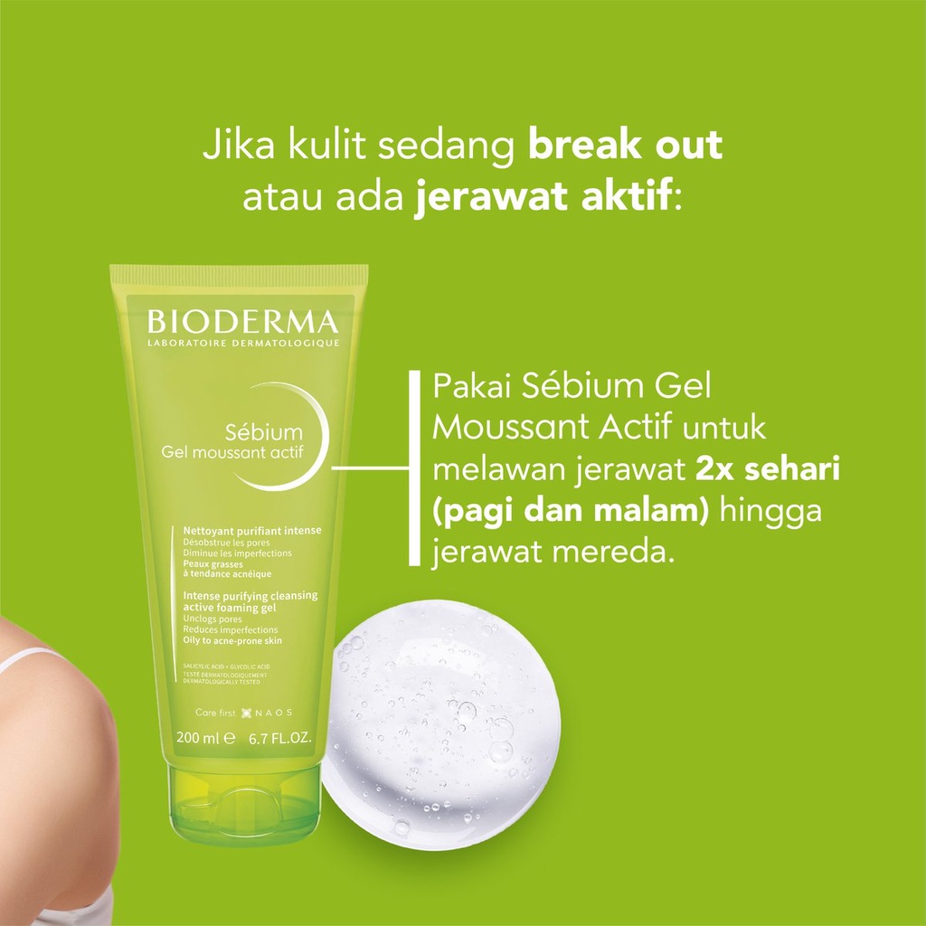 Bioderma Sebium Actif Gel Moussant (200ml)